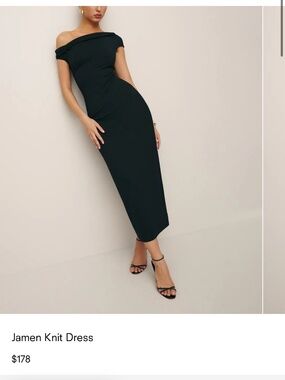 Reformation Jamen Black Dress-Size small tags attached
